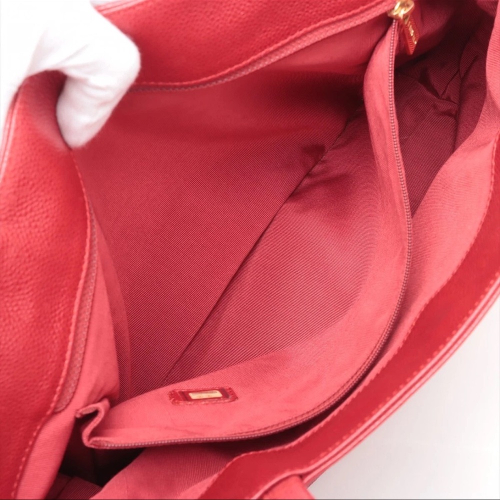 CHANEL Caviar Red Tote Bag - Picture 6 of 14